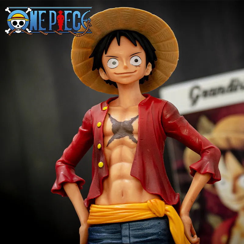 Luffy One Piece • Action Figure, Bonecos de Ação, Presente • 28cm