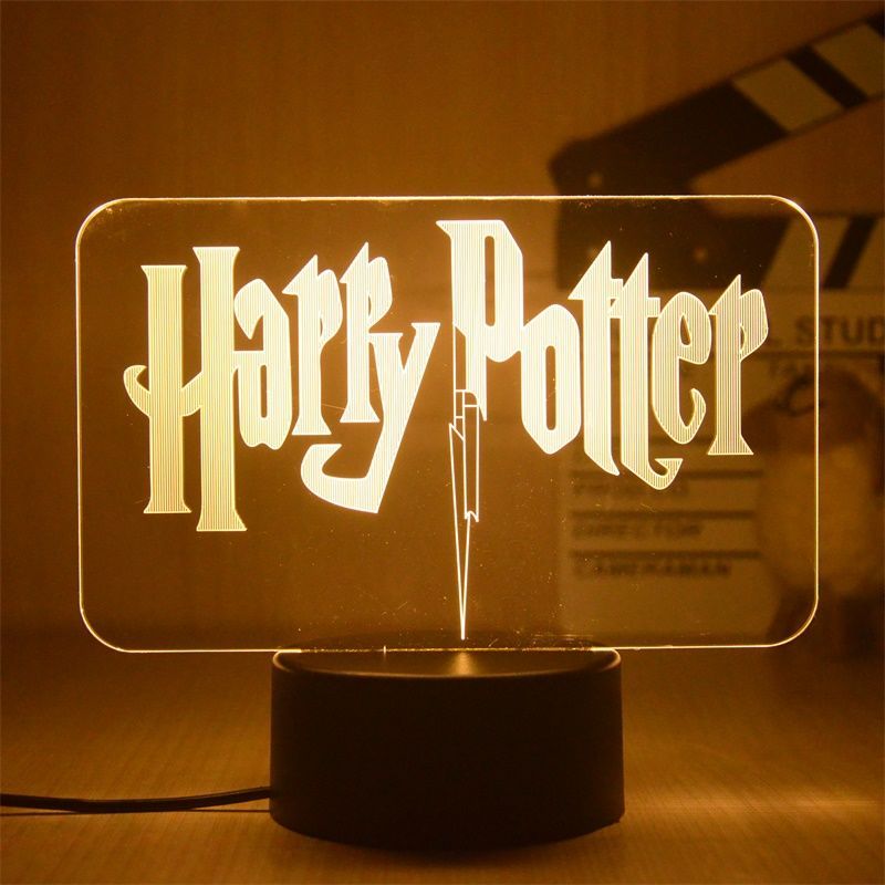 LED 3D Harry Potter • Decoração gamer, Cabeceira, Presente