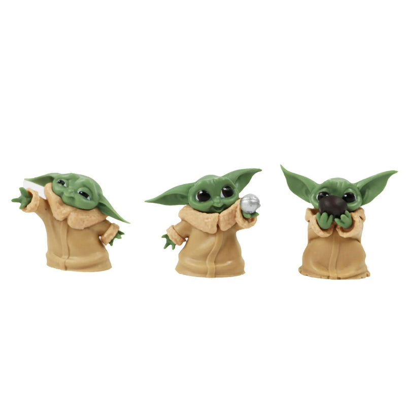 Baby Yoda Action Figure 6Pçs • Disney Star Wars Bonecos de Ação, Presente • 4-6cm