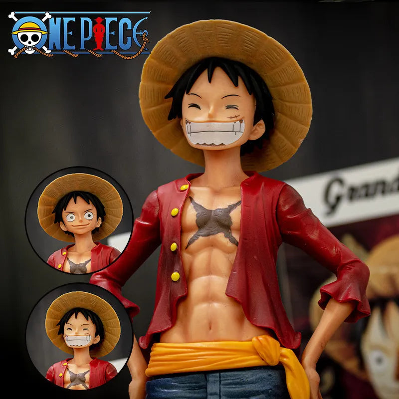 Luffy One Piece • Action Figure, Bonecos de Ação, Presente • 28cm