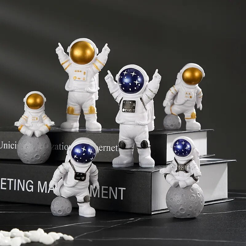 Astronauta Action Figure, Bonecos de Ação, Presente • Descubra a Aventura Espacial em Casa • 7-9cm
